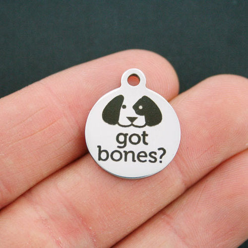 Got Bones? Stainless Steel Charms - BFS001-0141