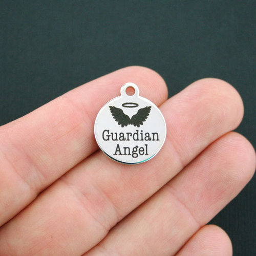 Guardian Angel Stainless Steel Charms - BFS001-0146