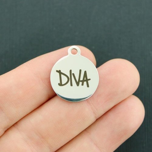 Diva Stainless Steel Charms - BFS001-1478
