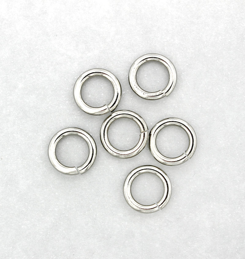 Stainless Steel Jump Rings 11mm - Open 12 Gauge - 50 Rings - J174