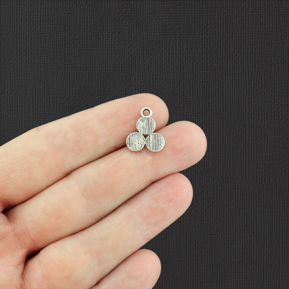 15 breloques de ton argent antique jetons de casino - SC3737