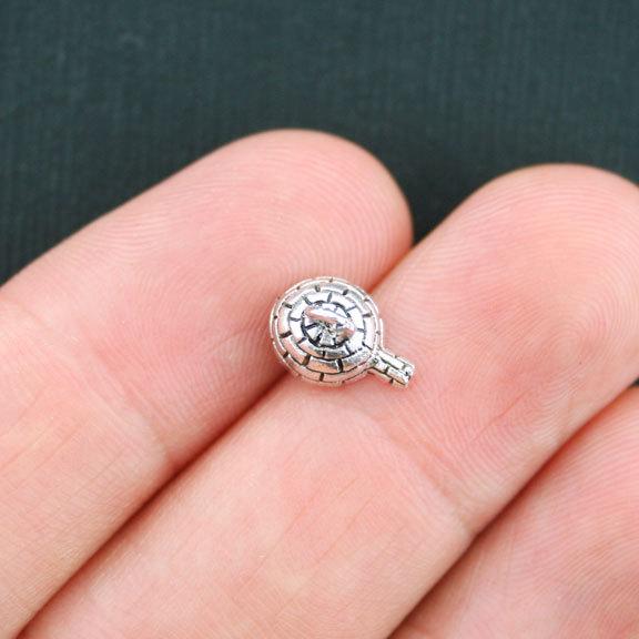 15 Igloo Antique Silver Tone Charms 3D - SC3699