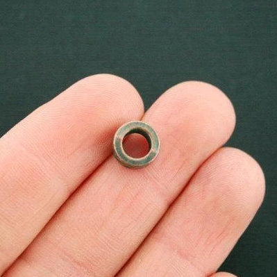 Column Spacer Beads 9mm - Copper Tone - 15 Beads - BC1660