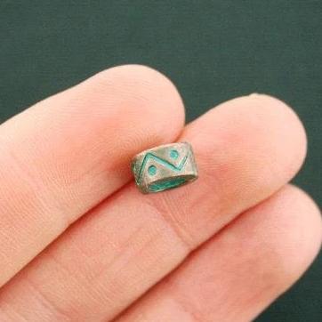 Column Spacer Beads 9mm - Copper Tone - 15 Beads - BC1660