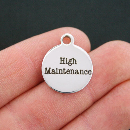 High Maintenance Stainless Steel Charms - BFS001-0153