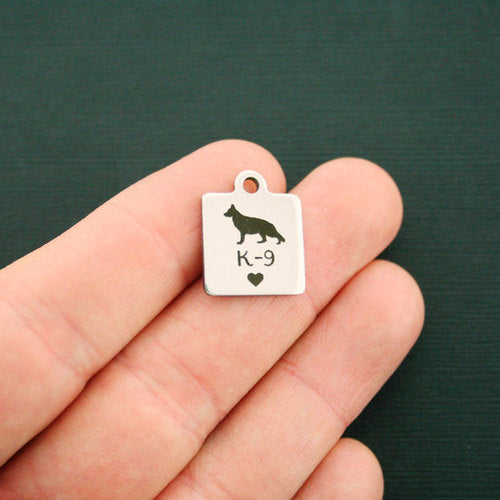 K-9 Stainless Steel Charms - BFS013-1612