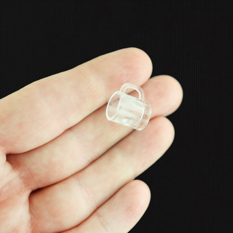 4 Beer Mug Resin Charms 3D - K284