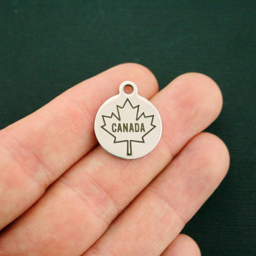 Canada Stainless Steel Charms - BFS001-1720