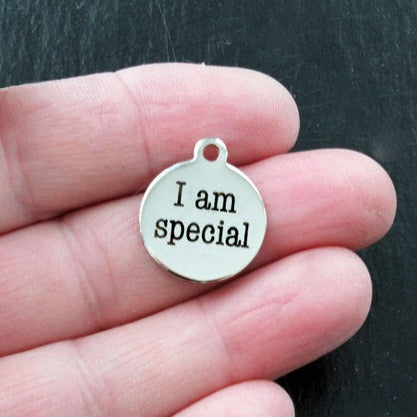 I Am Special Stainless Steel Charms - BFS001-0174