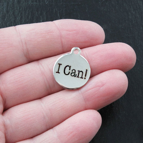 I Can! Stainless Steel Charms - BFS001-0178