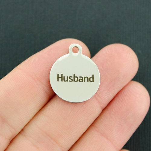Husband Stainless Steel Charms - BFS001-1908