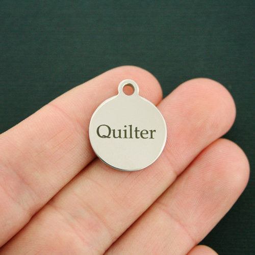 Quilter Stainless Steel Charms - BFS001-1919