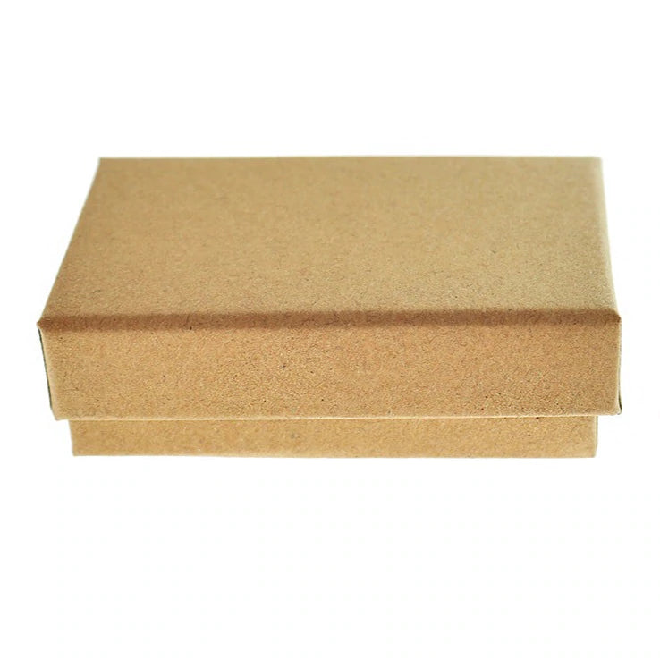 Brown Jewelry Box - 8cm x 5cm - 5 Pieces - TL240