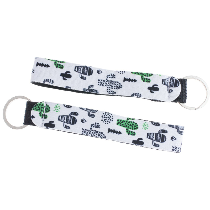 Cactus Lanyard Key Chains - 30mm - 5 Pieces - FD345