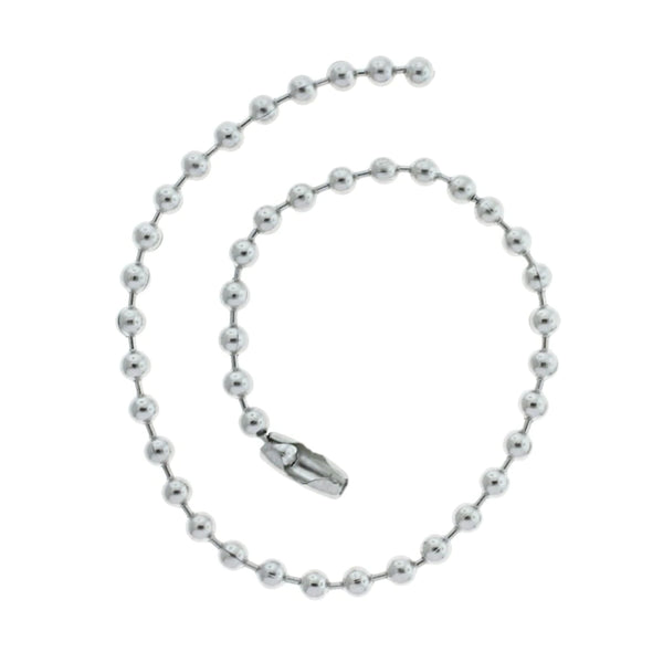 Stainless Steel Ball Chain Bracelets 7" - 3mm - 20 Bracelets - N507