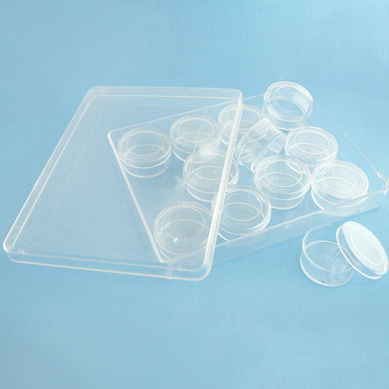 Conteneurs empilables de stockage en plastique - 12 compartiments - TL201