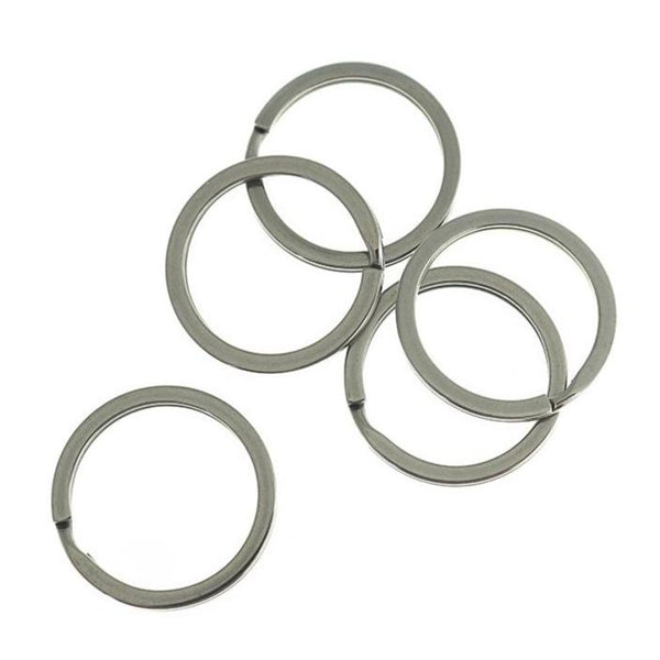 Porte-clés en acier inoxydable - 28 mm - 50 pièces - FD1063