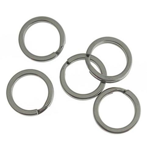 Stainless Steel Key Rings - 15mm - 60 Pieces - FD1065
