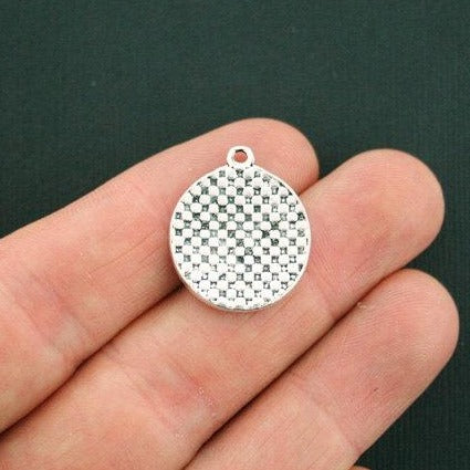 2 Golf Mom Antique Silver Tone Charms - SC2307