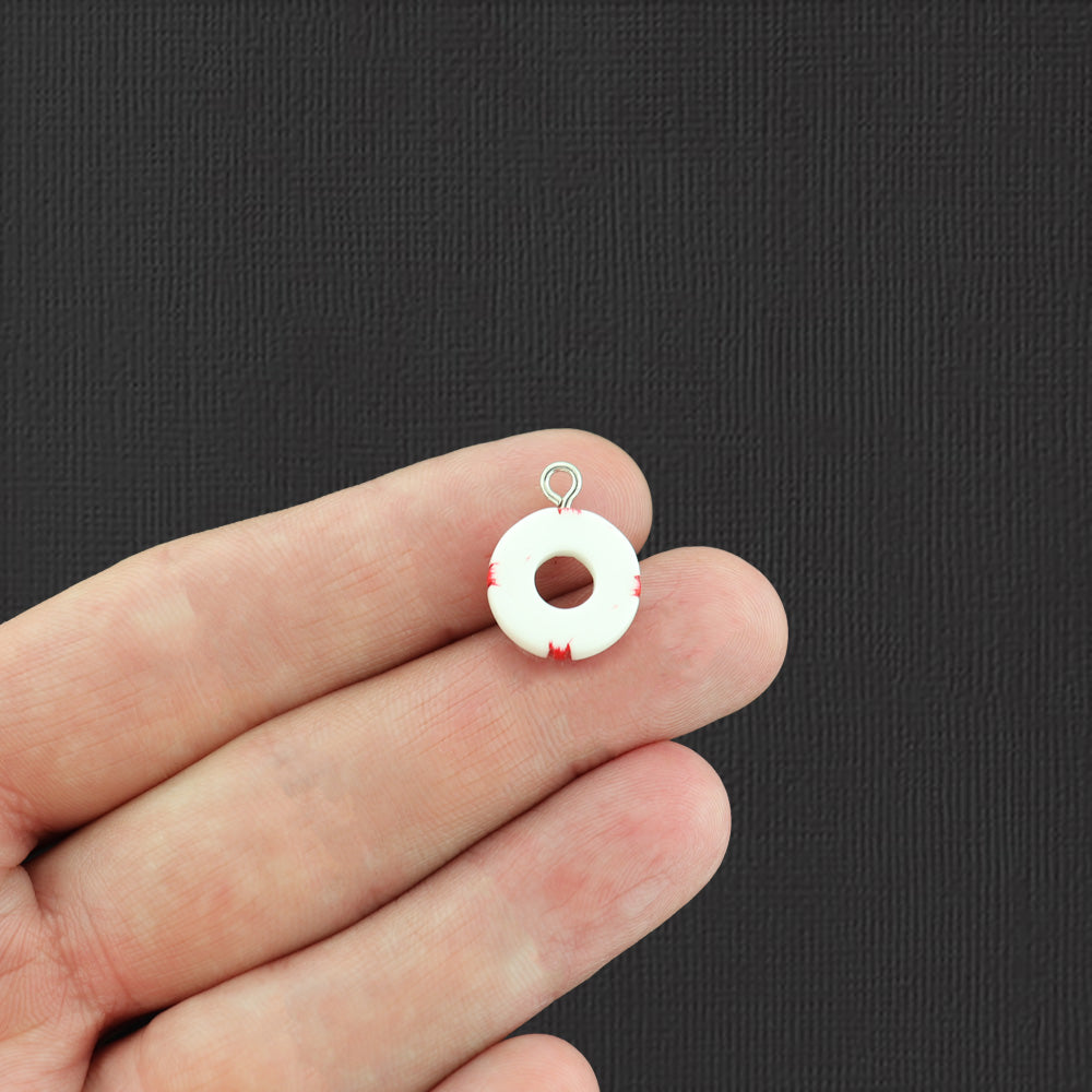 2 Life Ring Resin Charms - Choose Your Color!