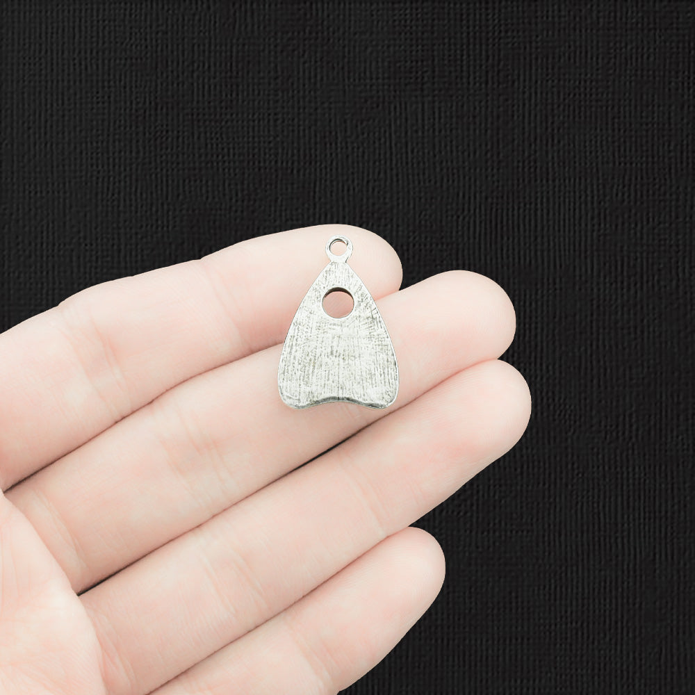 2 planche Ouija Planchette Antique Silver Tone Charms - SC2979