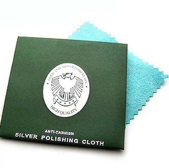 2 Silver Cleaning Cloths Keeps Your Silver Creations Tarnish Free - Z043