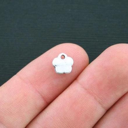 20 Hand Made Antique Silver Tone Charms - SC4246