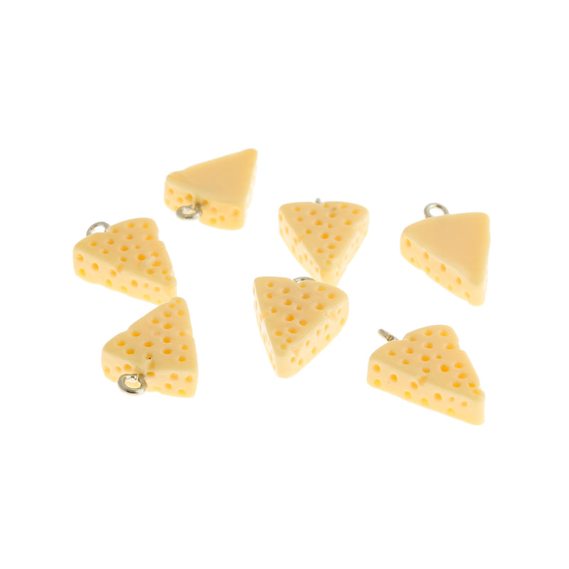 4 Cheese Resin Charms - K556