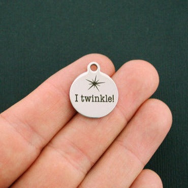 I Twinkle! Stainless Steel Charms - BFS001-0228