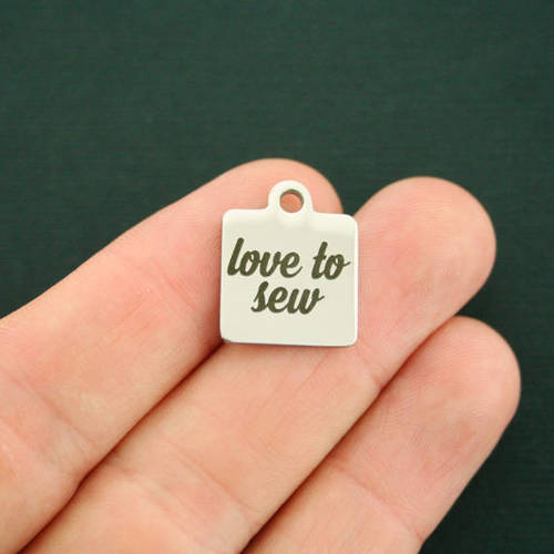 Love to sew Stainless Steel Charms - BFS013-2369