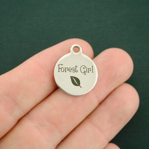 Forest Girl Stainless Steel Charms - BFS001-2387
