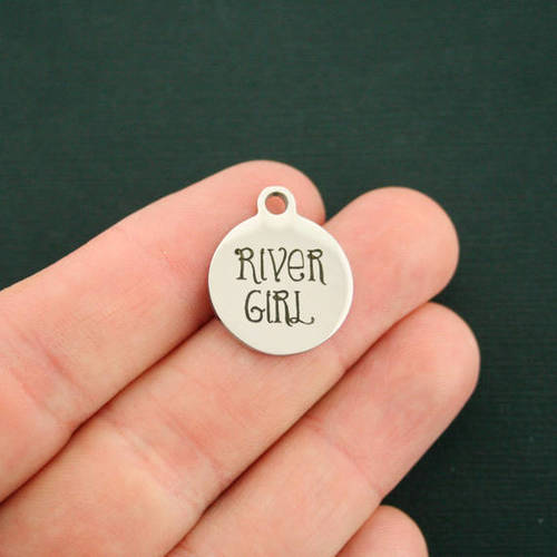 River Girl Stainless Steel Charms - BFS001-2396
