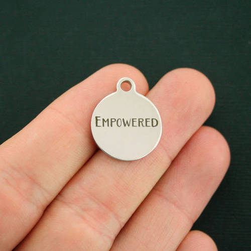Empowered Stainless Steel Charms - BFS001-2410