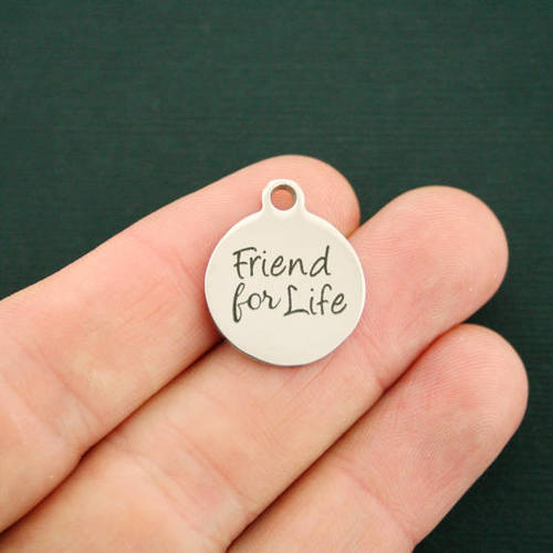 Friend for Life Stainless Steel Charms - BFS001-2437