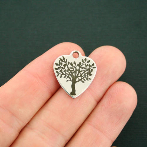 Tree of Life Stainless Steel Charms - BFS011-2456