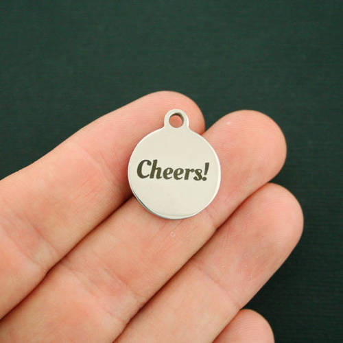 Cheers Stainless Steel Charms - BFS001-2478