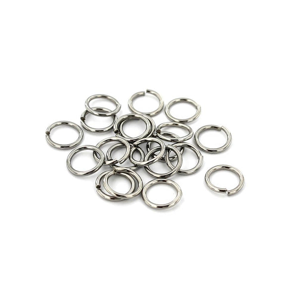 Stainless Steel Jump Rings 12mm x 1.5mm - Open 15 Gauge - 25 Rings - J161