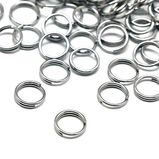 Stainless Steel Split Rings 6mm x 1.2mm - Open 16 Gauge - 250 Rings - SS018