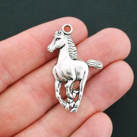 Cheval Antique Silver Tone Charm - SC4632