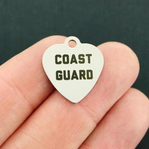 Coast Guard Stainless Steel Charms - BFS011-2674