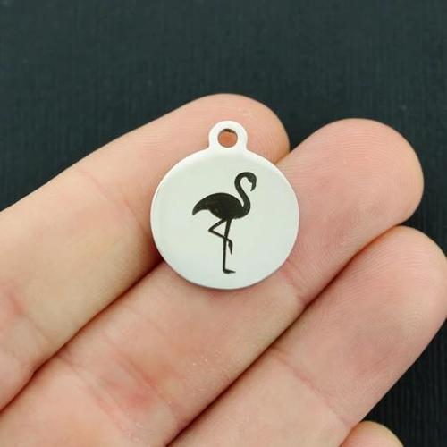 Flamingo Stainless Steel Charms - BFS001-2676