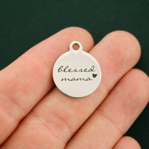 Blessed Mama Stainless Steel Charms - BFS001-2736