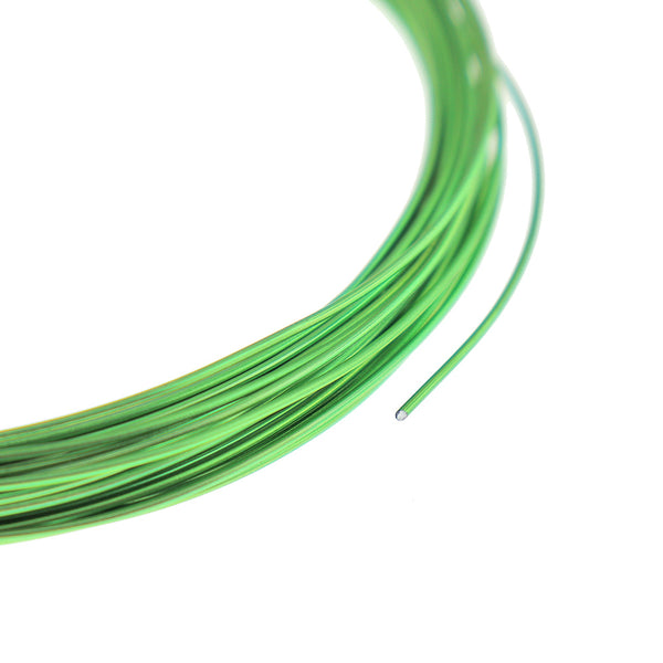 Fil de perlage vert clair en vrac 16,25 pieds - 1 mm - AW002