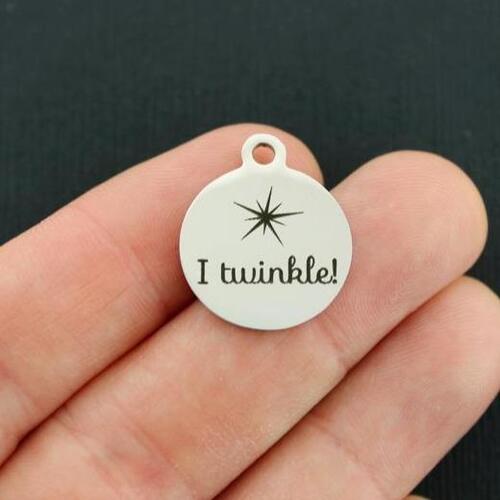 I Twinkle Stainless Steel Charms - BFS001-2825