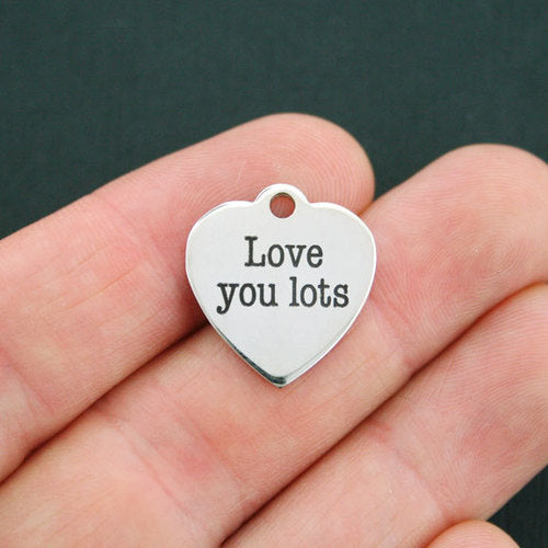 Love You Lots Stainless Steel Charms - BFS011-0287