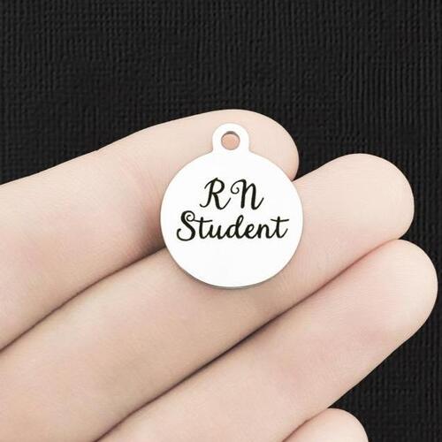 RN Student Stainless Steel Charms - BFS001-2932