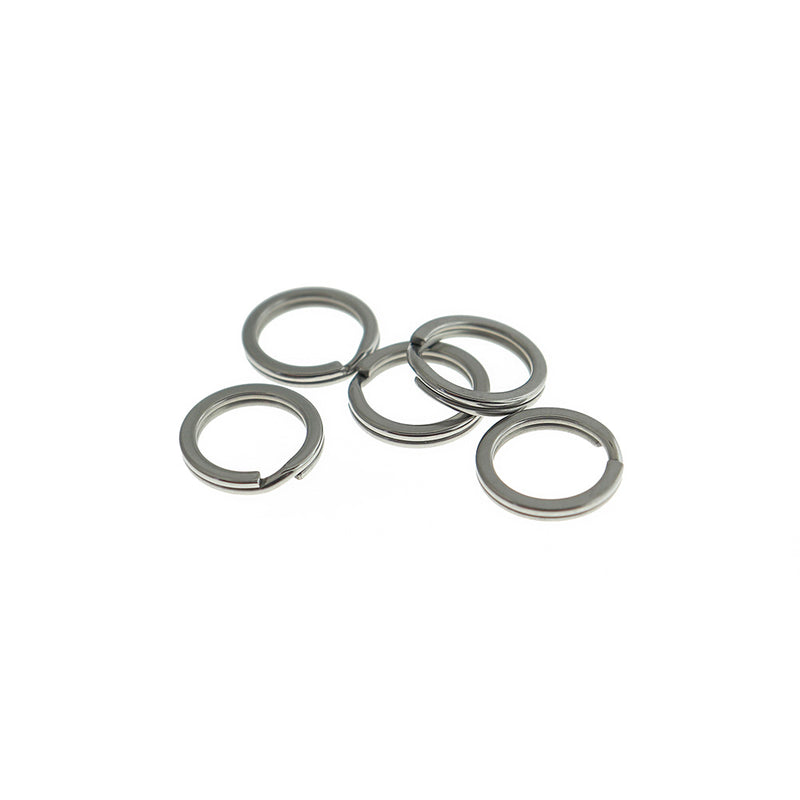 Stainless Steel Key Rings - 15mm - 60 Pieces - FD1065