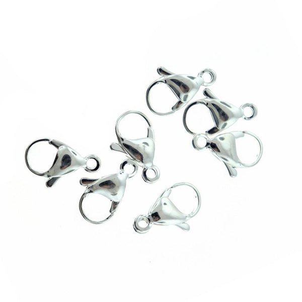 Fermoirs Homard en Acier Inoxydable 14.5mm x 9mm - 10 Fermoirs - FD849