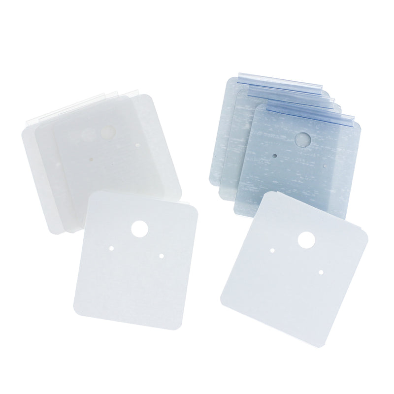 20 Plastic Earring Display Cards - TL121