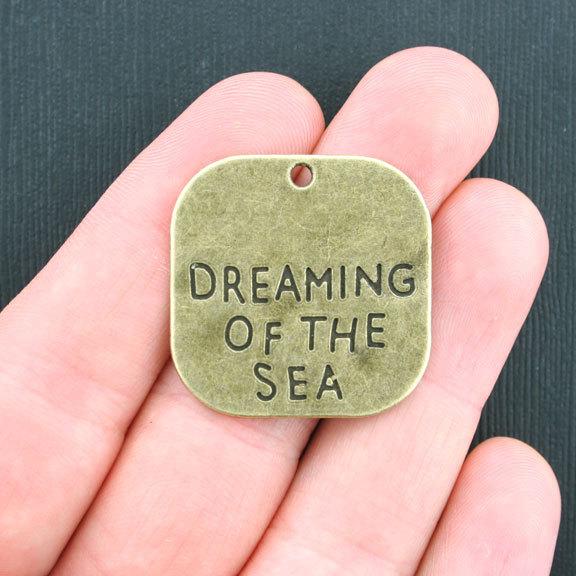 3 charmes de ton bronze antique Dreaming of the Sea - BC980